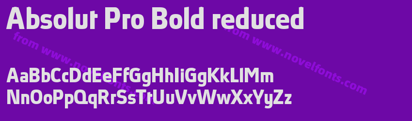 Absolut Pro Bold reducedPreview