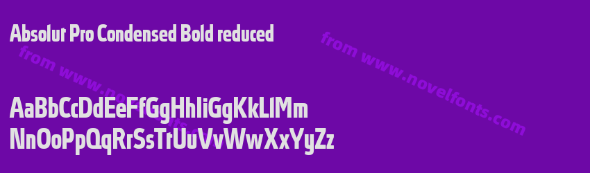 Absolut Pro Condensed Bold reducedPreview