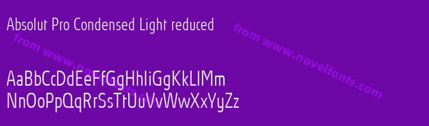 Absolut Pro Condensed Light reducedPreview