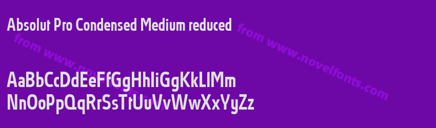 Absolut Pro Condensed Medium reducedPreview