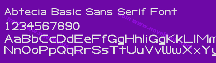 Abtecia Basic Sans Serif FontPreview