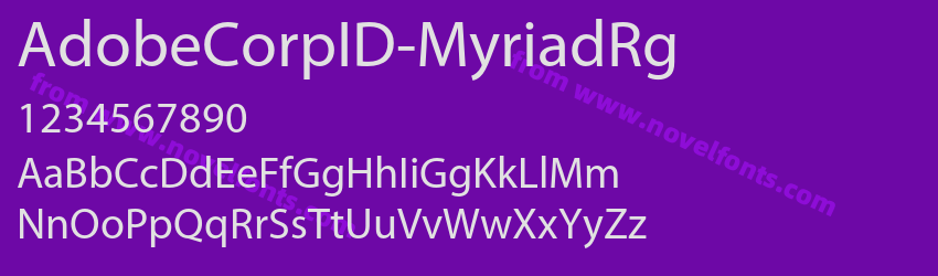 AdobeCorpID-MyriadRgPreview