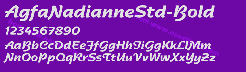 AgfaNadianneStd-BoldPreview AgfaNadianneStd-BoldPreview