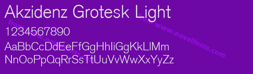 Akzidenz Grotesk LightPreview