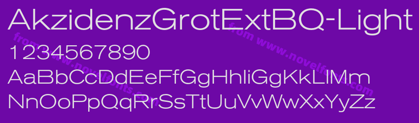 AkzidenzGrotExtBQ-LightPreview