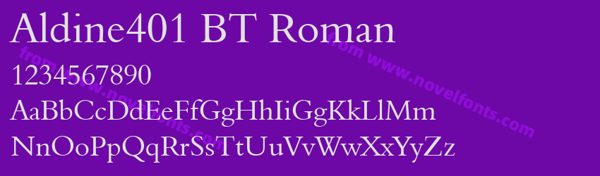 Aldine401 BT RomanPreview