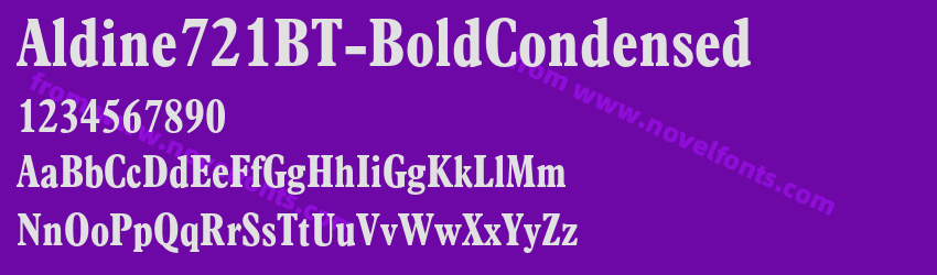 Aldine721BT-BoldCondensedPreview