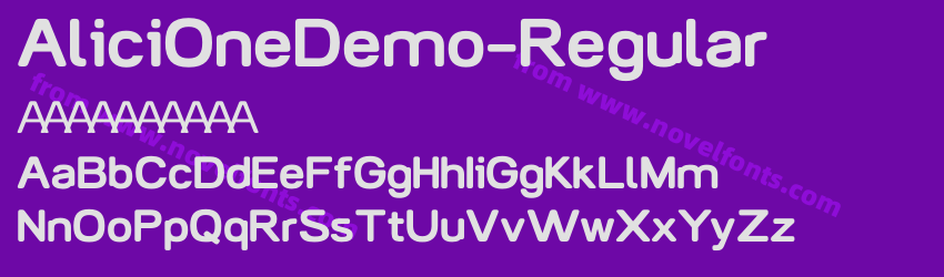 AliciOneDemo-RegularPreview