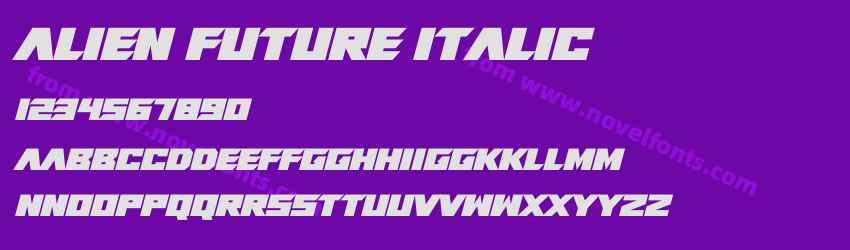 Alien Future ItalicPreview