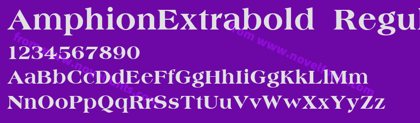 AmphionExtrabold RegularPreview