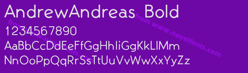 AndrewAndreas BoldPreview