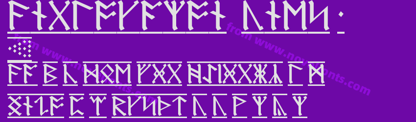 AngloSaxon Runes 1Preview