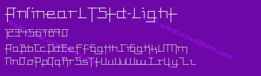 AnlinearLTStd-LightPreview