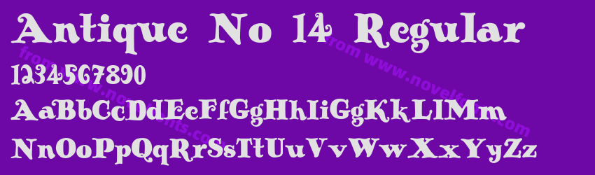 Antique No 14 RegularPreview