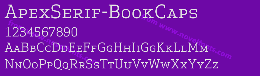 ApexSerif-BookCapsPreview