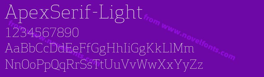 ApexSerif-LightPreview