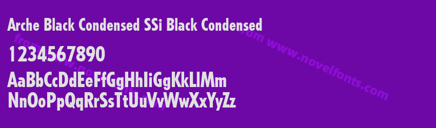 Arche Black Condensed SSi Black CondensedPreview