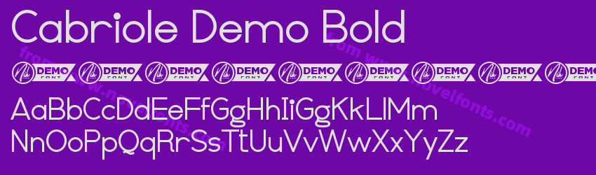 Cabriole Demo BoldPreview