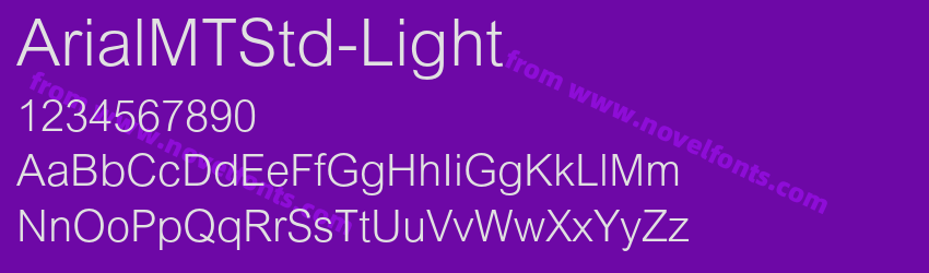 ArialMTStd-LightPreview