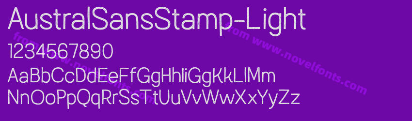 AustralSansStamp-LightPreview