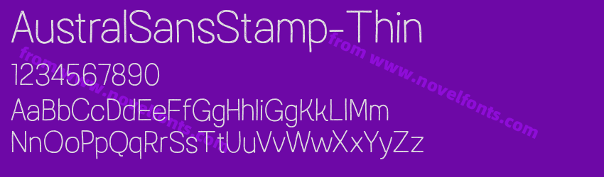 AustralSansStamp-ThinPreview