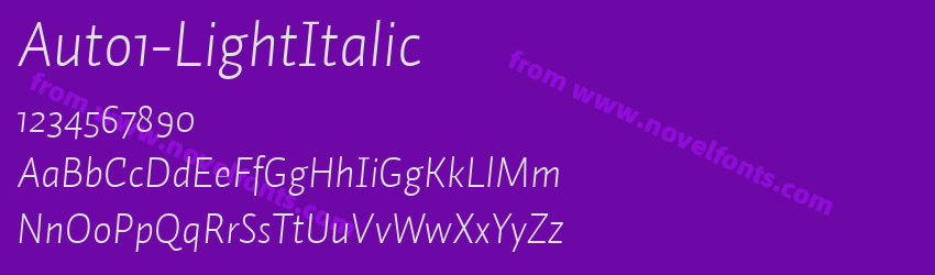 Auto1-LightItalicPreview