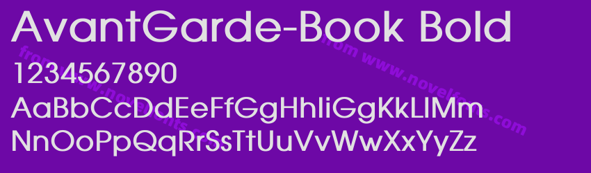 AvantGarde-Book BoldPreview