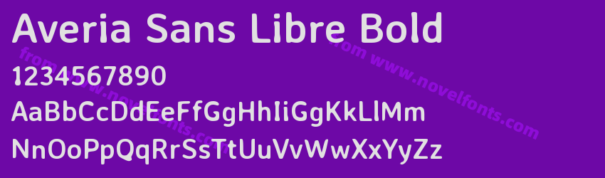 Averia Sans Libre BoldPreview