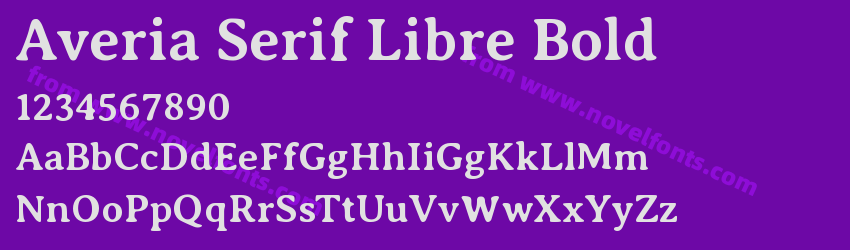 Averia Serif Libre BoldPreview