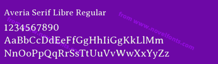 Averia Serif Libre RegularPreview