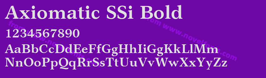 Axiomatic SSi BoldPreview