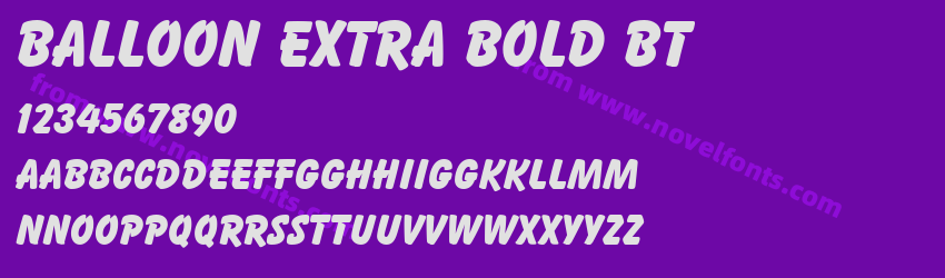 Balloon Extra Bold BTPreview