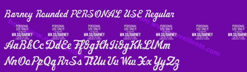 Barney Rounded PERSONAL USE RegularPreview