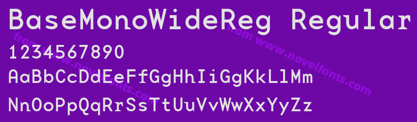 BaseMonoWideReg RegularPreview