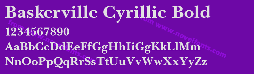 Baskerville Cyrillic BoldPreview