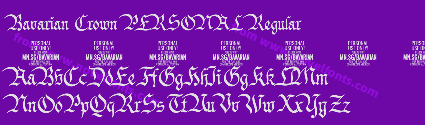 Bavarian Crown PERSONAL RegularPreview