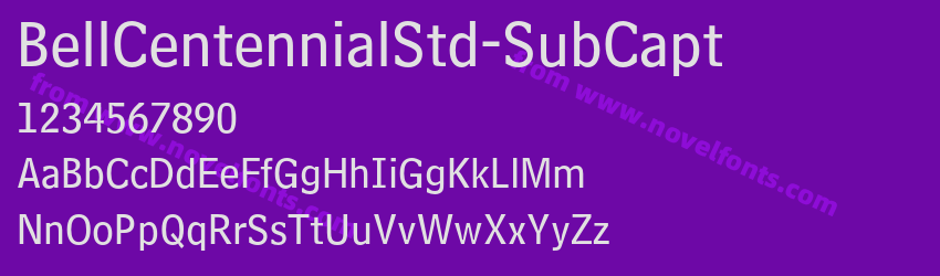 BellCentennialStd-SubCaptPreview