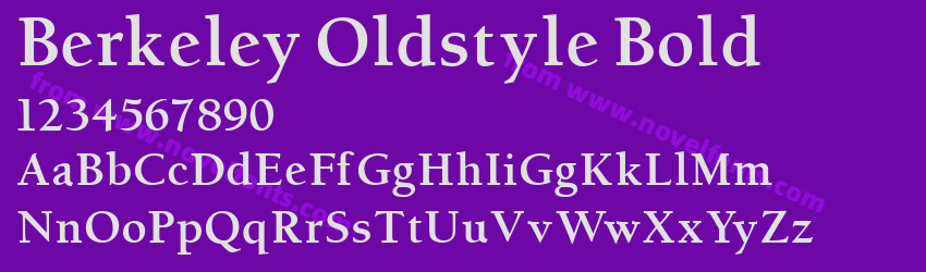 Berkeley Oldstyle BoldPreview