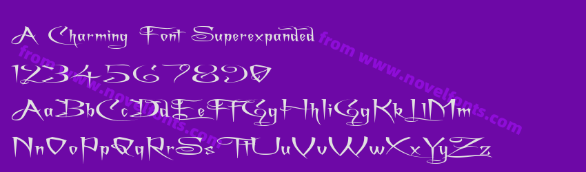 A Charming Font SuperexpandedPreview