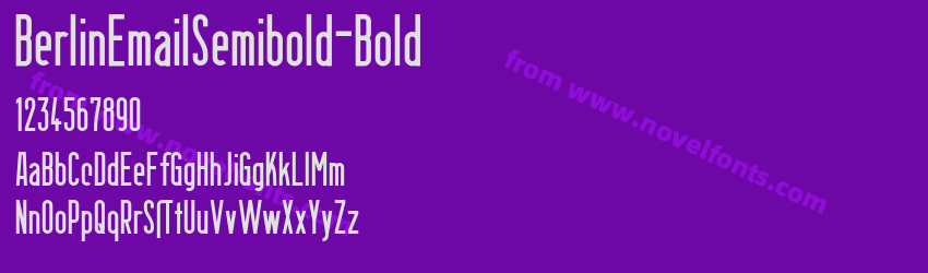 BerlinEmailSemibold-BoldPreview