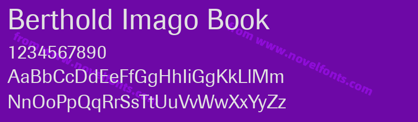 Berthold Imago BookPreview