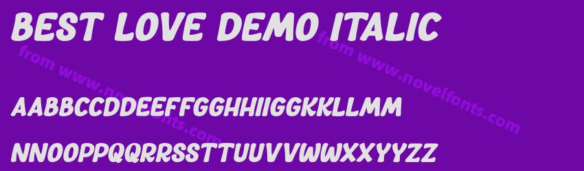 Best Love DEMO ItalicPreview