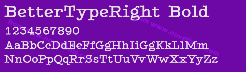 BetterTypeRight BoldPreview