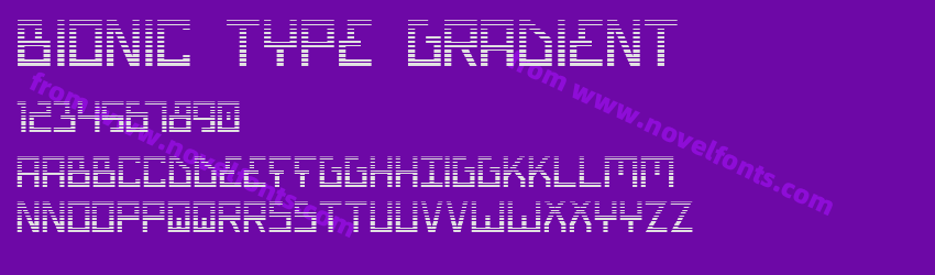 Bionic Type GradientPreview