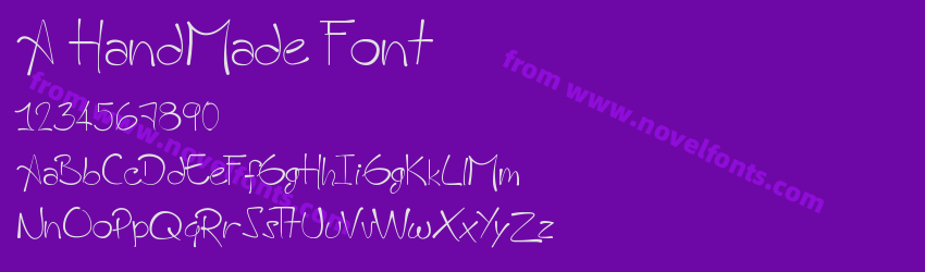 A HandMade FontPreview