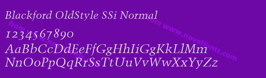 Blackford OldStyle SSi NormalPreview