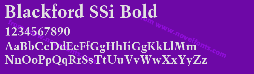 Blackford SSi BoldPreview