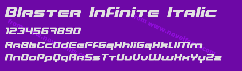 Blaster Infinite ItalicPreview