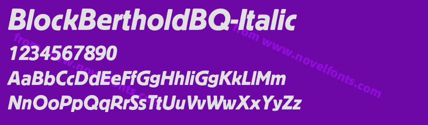 BlockBertholdBQ-ItalicPreview