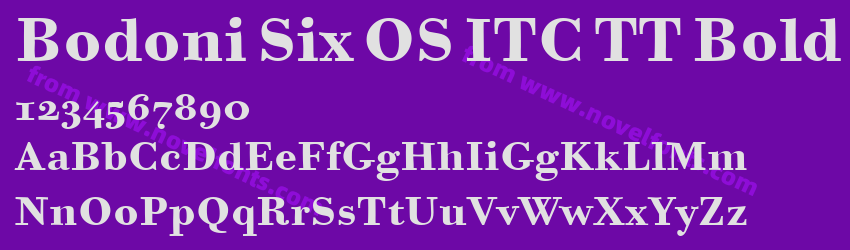 Bodoni Six OS ITC TT BoldPreview